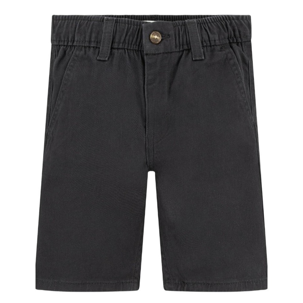 NWT Levi Strauss‎ Signature Gold Boy's Jet Black Pull-On Uniform Shorts Sz XL